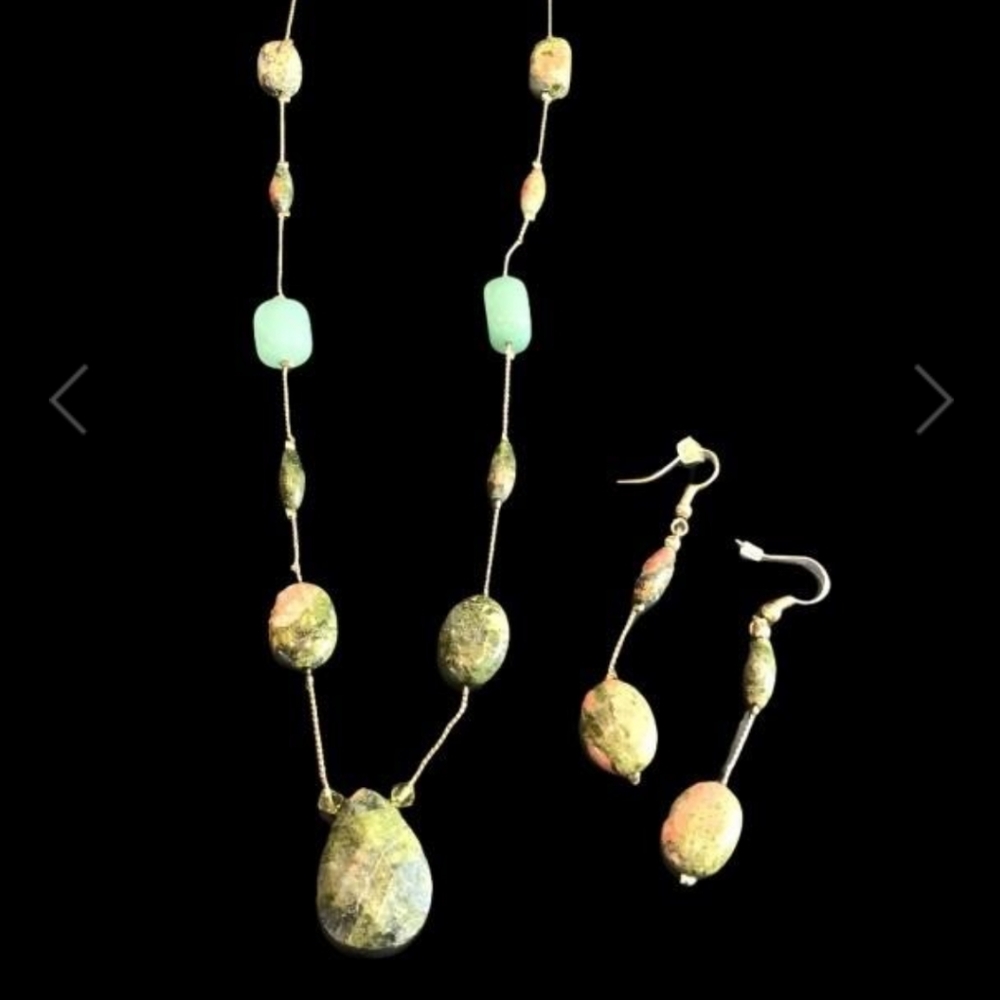 Beautiful Genuine Gemstone Jewelry Set